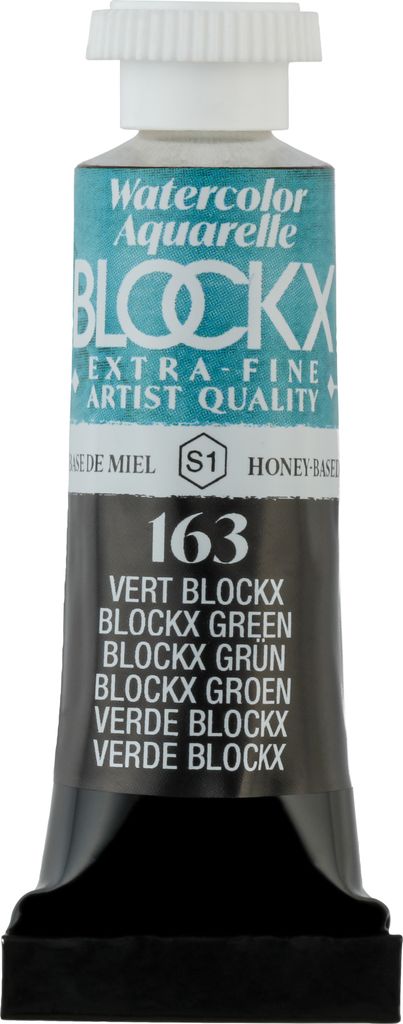 Blockx 3x Aquarellfarbe, Blockx Grün - Tube 5ml - Bockx Grün 43163BXC