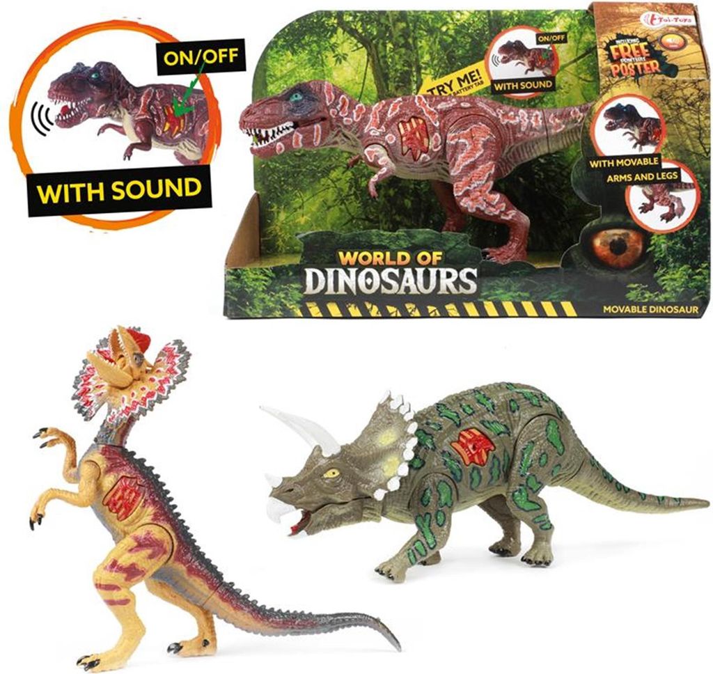 Toi-toys Toi Toys beweglicher Dino mit Sound