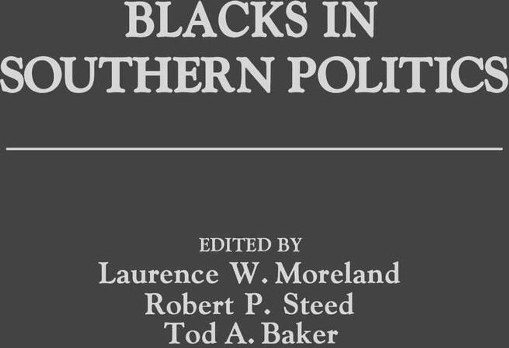 Blacks in Southern Politics