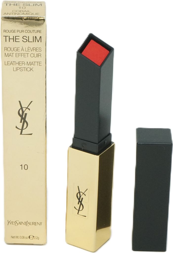 Yves Saint Laurent Rouge Pur Couture The Slim Lipstick 10 Corail Antinomique