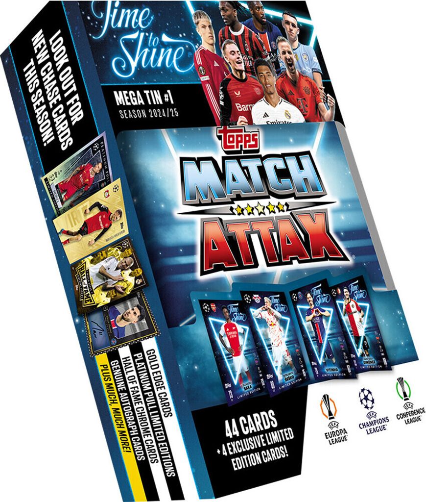 UEFA Champions League Match Attax 2024/25 Mega puszka Obrázek produktu 1
