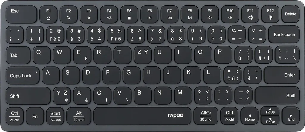 Rapoo UCK-6001 Réplicateur de ports avec clavier EN/SK - Station d'accueil