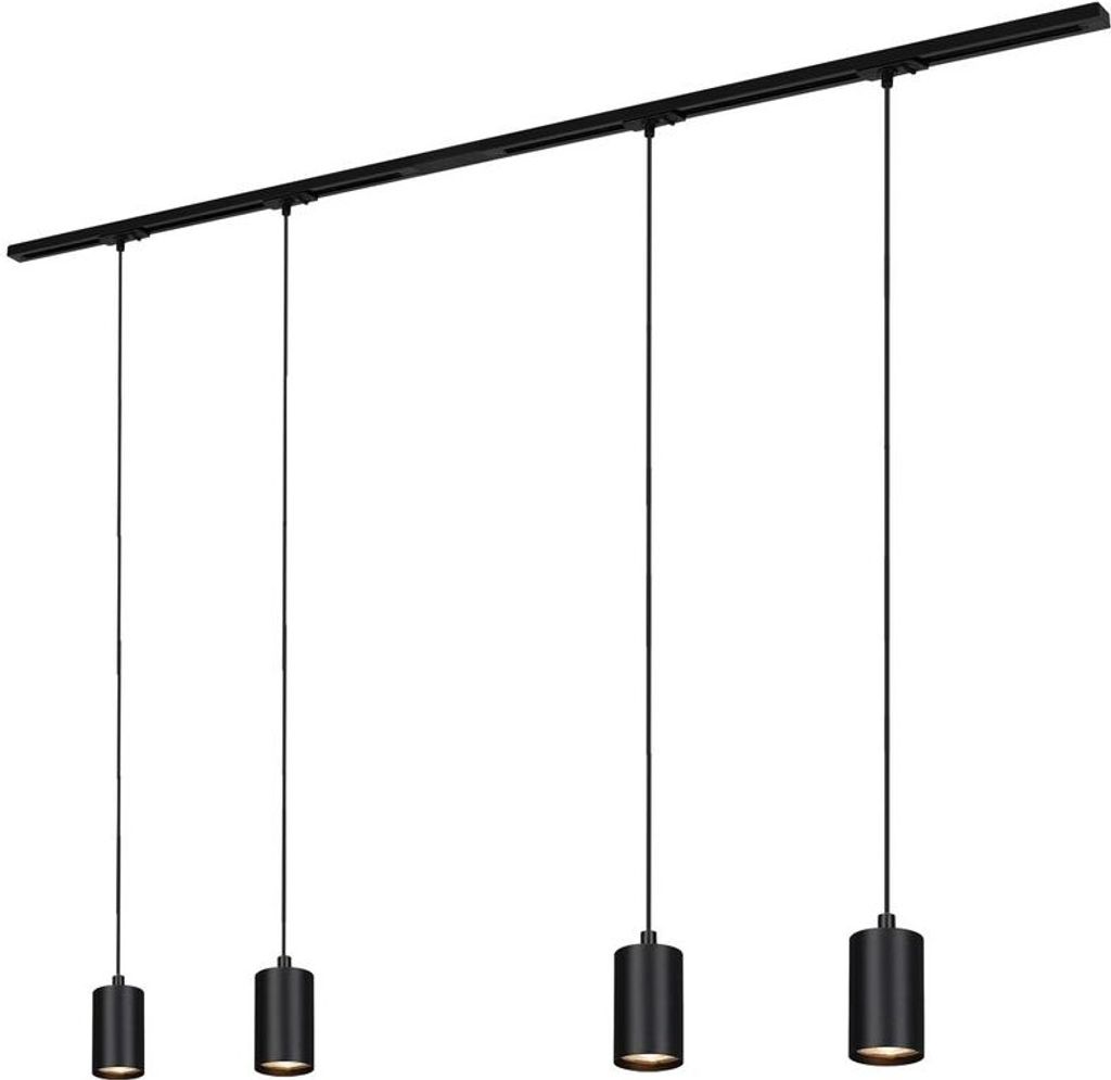 Sistema a binario Briloner Rail, set completo, 4x pendenti Immagine del prodotto 