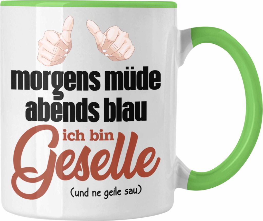 Trendation - Geselle Prüfung Bestanden Tasse Geschenk Produktbild 