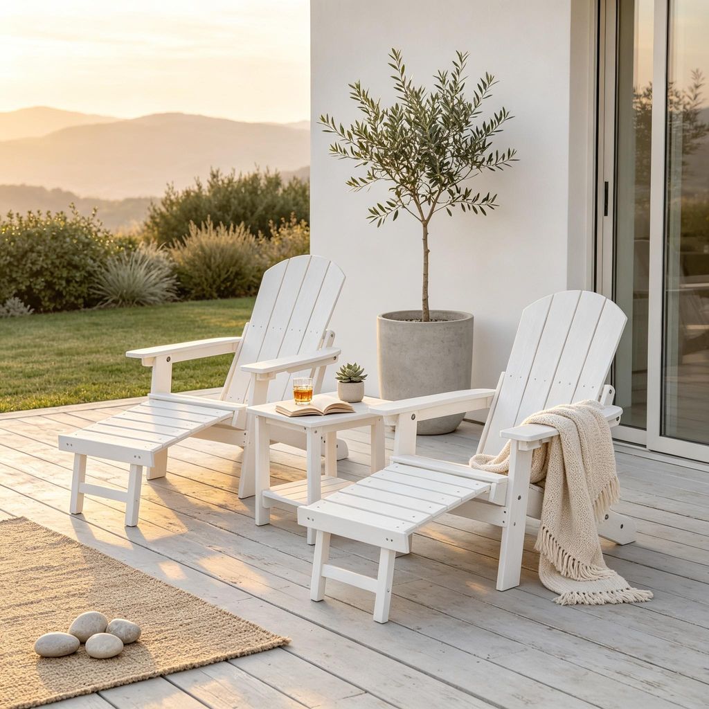 williamspace Allwetter-Adirondack-Stuhl mit integrierter Produktbild 