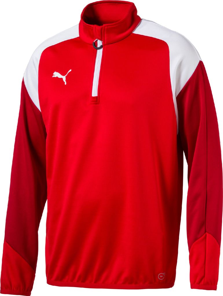 Esito 4 1/4 Zip Training Top Erwachsene, Größe:L, Farben:01 puma red - puma white - chili pepper