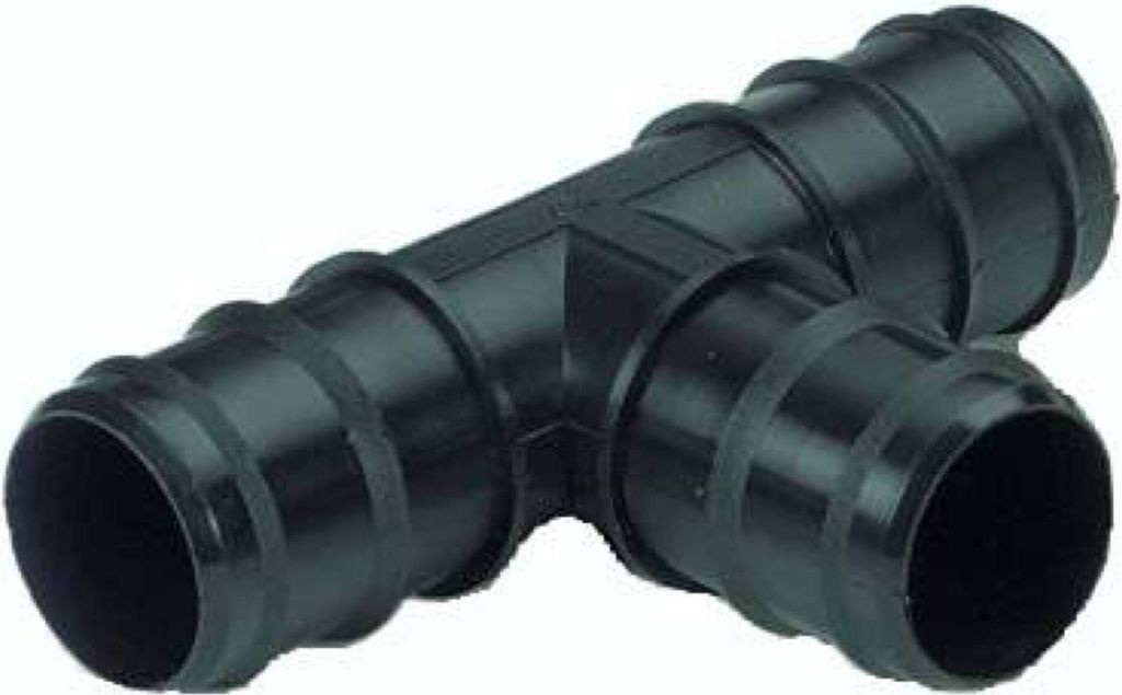 T - Stück für 38 mm Flexschlauch inkl. Schlauchklemmen 1 x Produktbild 