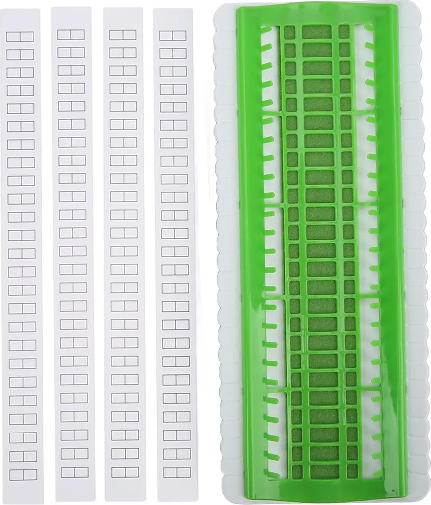 Portafili Ricamo 50 Fori Verde | Sistema Classificazione Fili Punto Croce