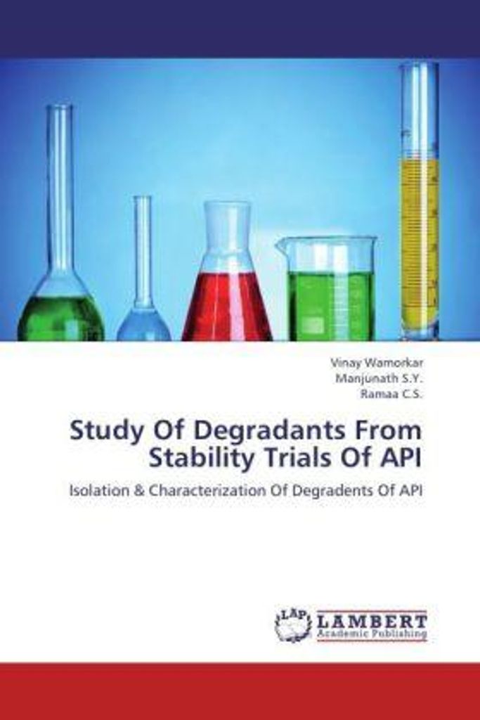 Wamorkar, V: Study Of Degradants From Stability Trials Of AP