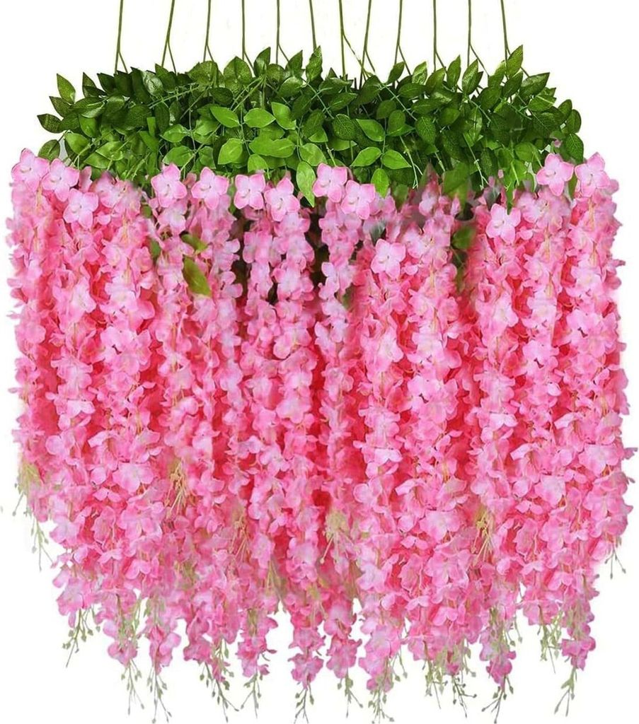 Umelé kvety glycyrrhiza - Elegantný kvetinový veniec na Obrázok produktu 