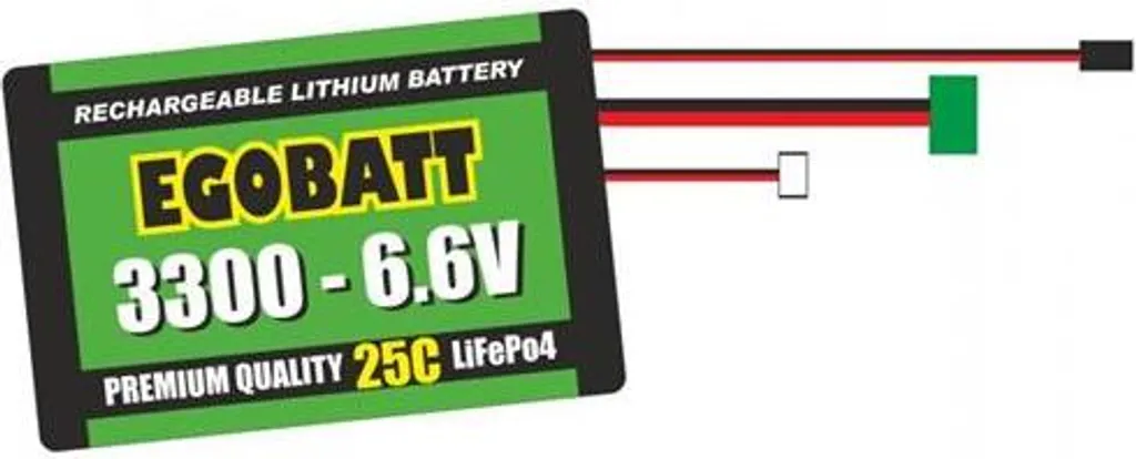 Accu de réception LiFe 6.6V 3000mAh EGOBATT C8354 haute performance