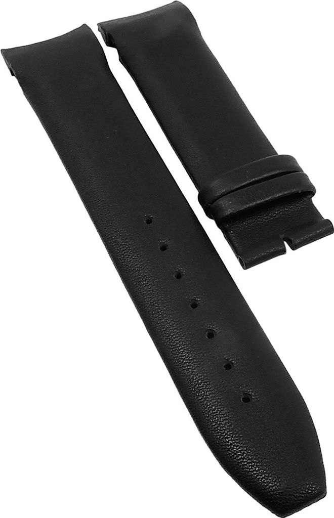 Maurice Lacroix Sphere Uhrenarmband Leder schwarz Rundanstoß, Stegbreite:18mm