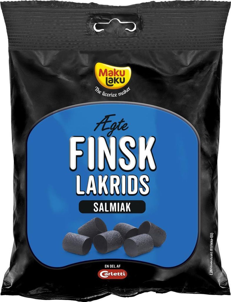 Carletti Finsk Lakrids Salmiak 200g