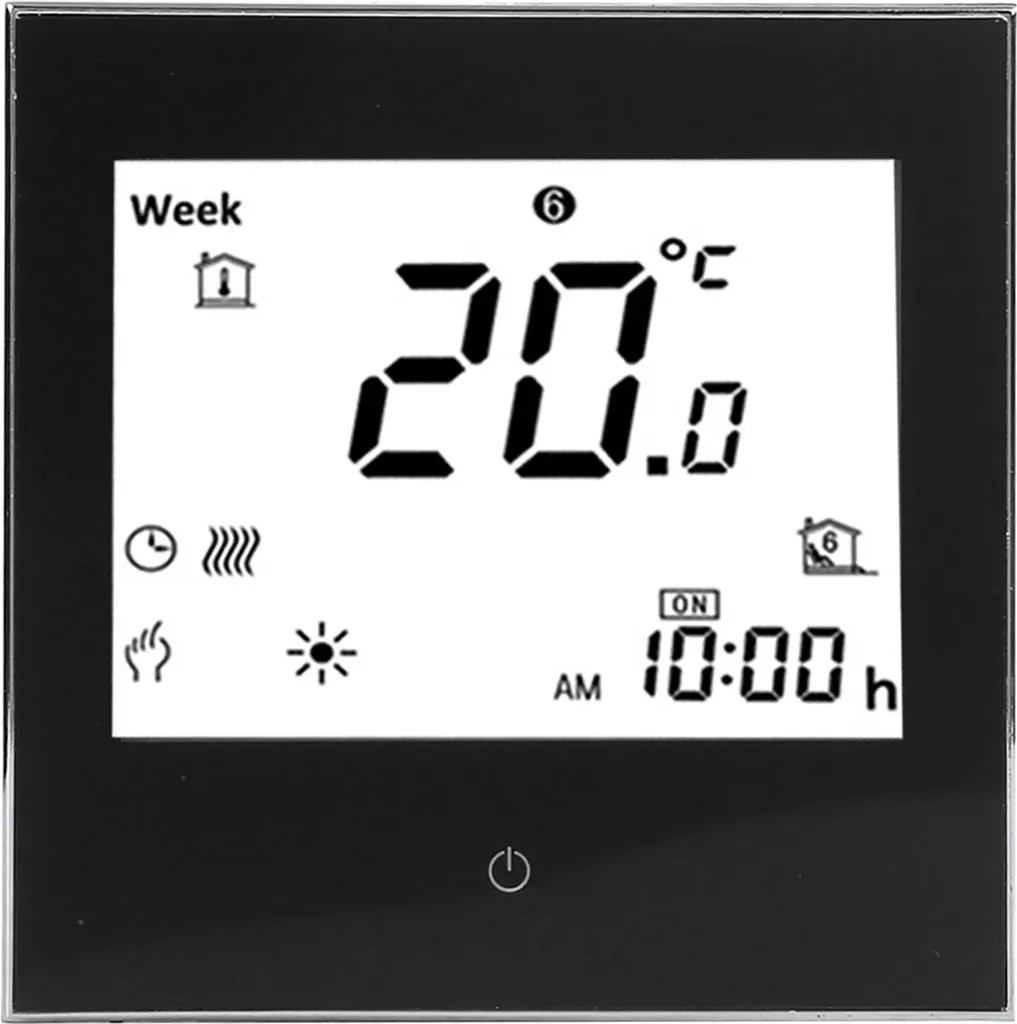 Thermostat de chaufferie programmable écran tactile LCD 5A AC 230V