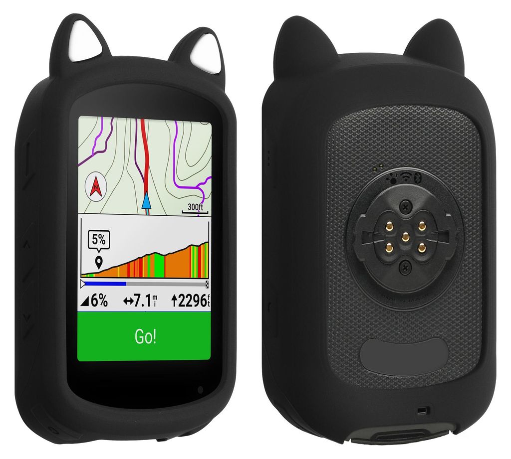 kwmobile Hülle kompatibel mit Garmin Edge 840 / Edge 540 - Silikon GPS Case - Backcover für Bike GPS Computer - Schutzhülle Fahrradcomputer