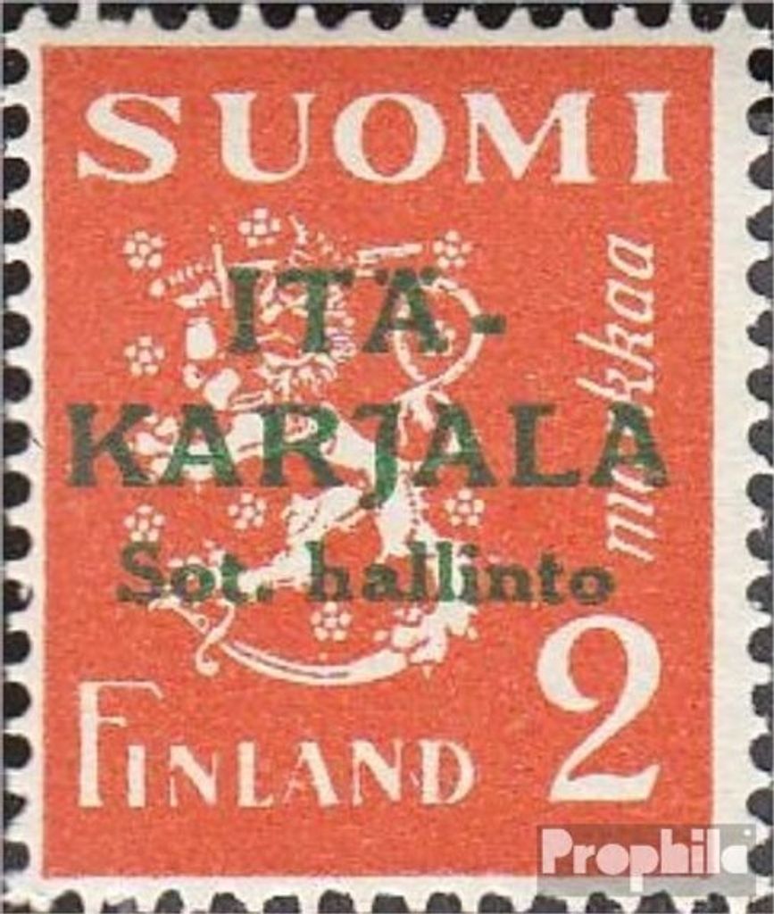 Briefmarken Finnische Bes. Ostkarelien 1941 Mi 10 postfrisch Freimarken