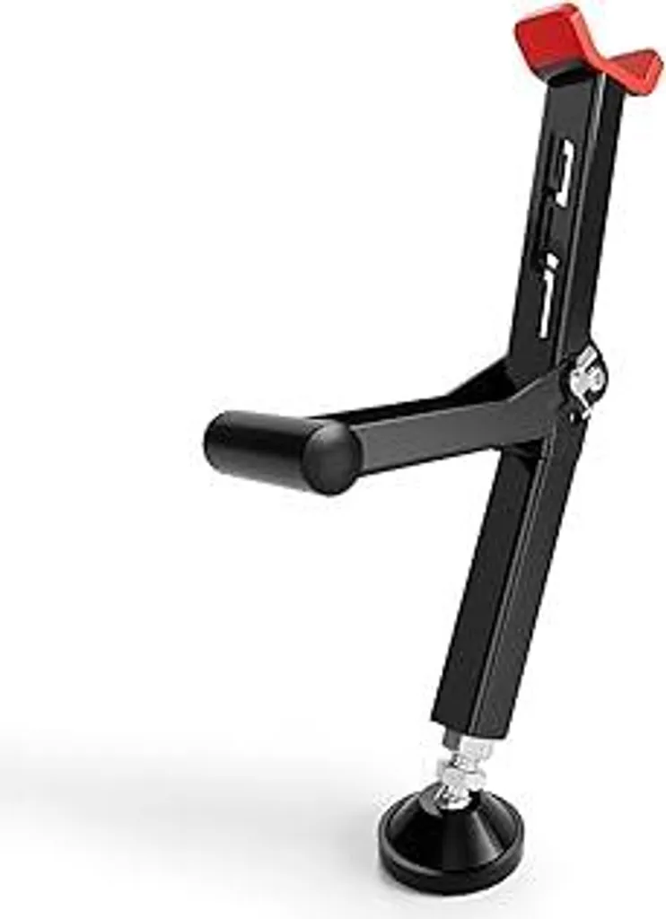 Supporto Moto Universale Rosso | Cavalletto Posteriore con Ruote 200kg