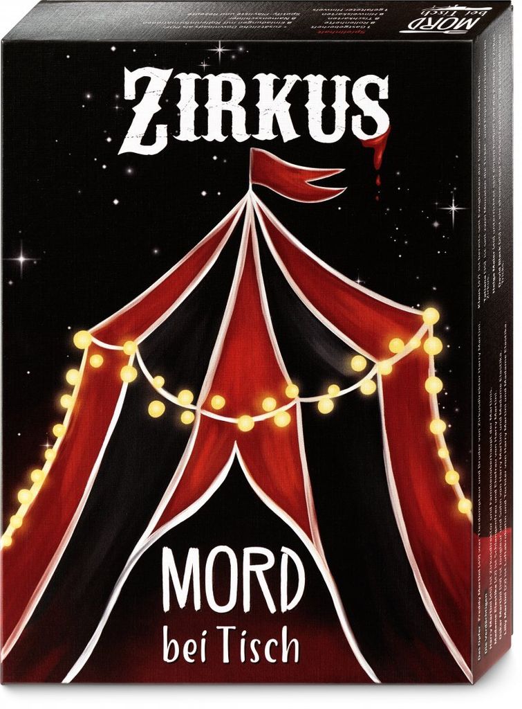MBT00004 Krimi Dinner Zirkus für 6-8 Spieler ab 16 Jahren Produktbild 