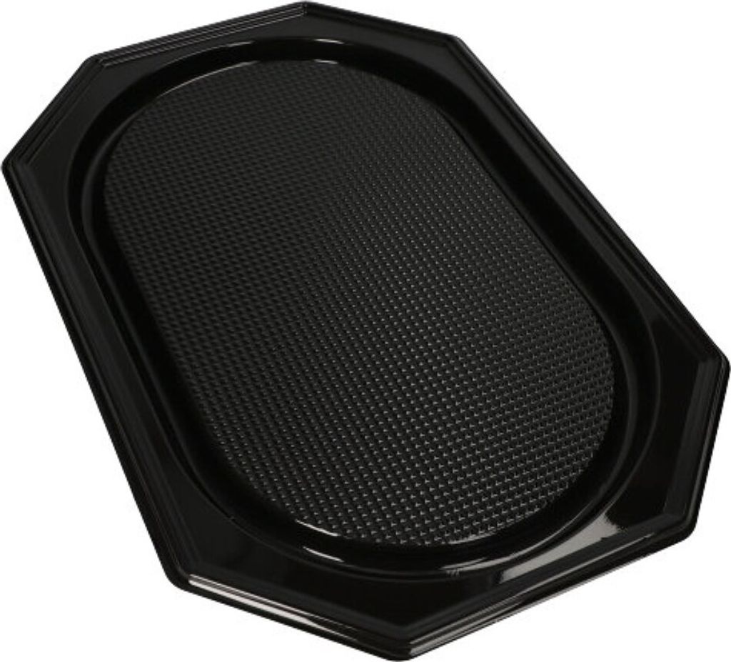 10 servírovacích tanierov, PET 53 cm x 35 cm čierna Obrázok produktu 