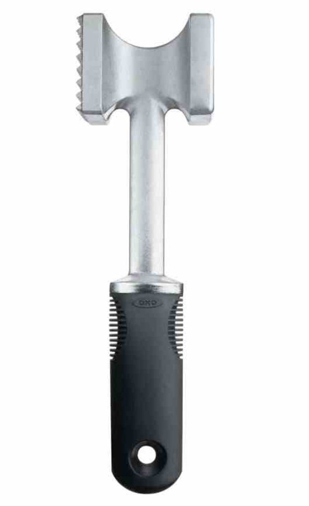 Fleischstößel, silber-schwarz, Good Grips / OXO