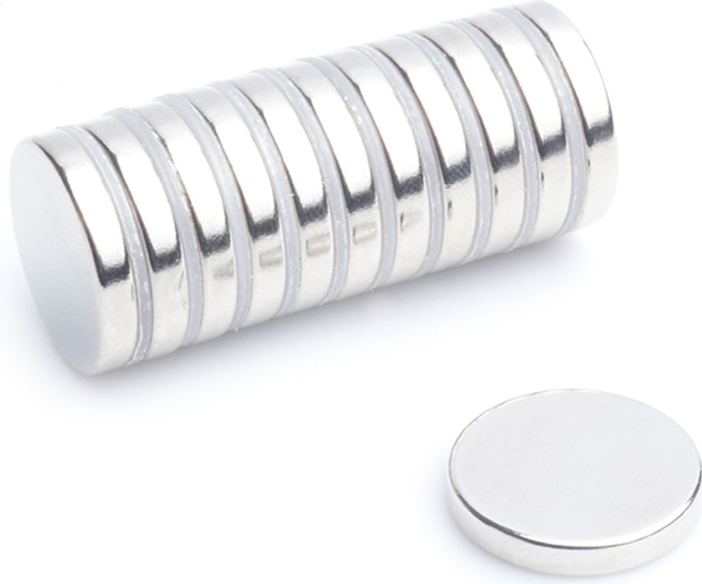 Neodym Magnete 18 x 3 mm 1 Stück mm N38, Extrem stark, Magnettafeln, Kühlschränke, Whiteboards, DIY