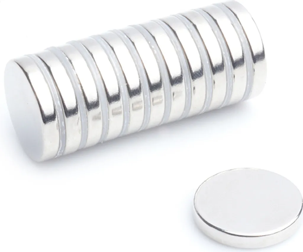 Magneti N38 al Neodimio 18x3mm - Testati per Massima Tenuta | 50 Pezzi