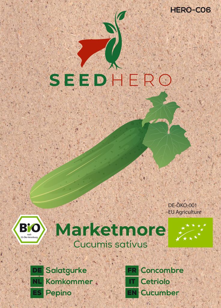 Seedhero Salatgurke Marketmore Samen