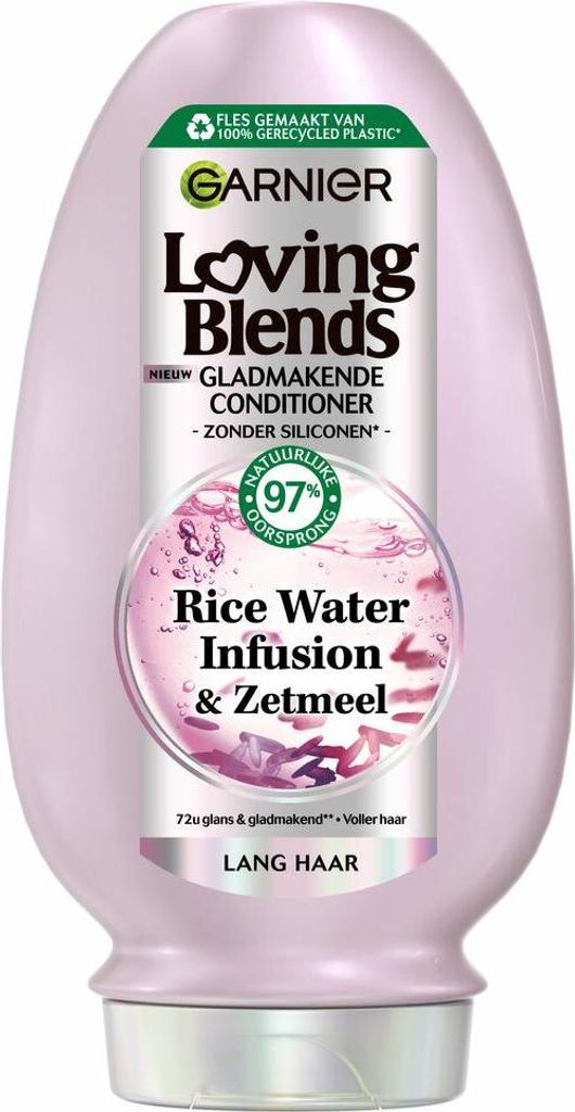 Garnier – Loving Blends Rice Water Infusion – Spülung – Glanz & Weichheit – Langes Haar – 250 ml - 1 Stück