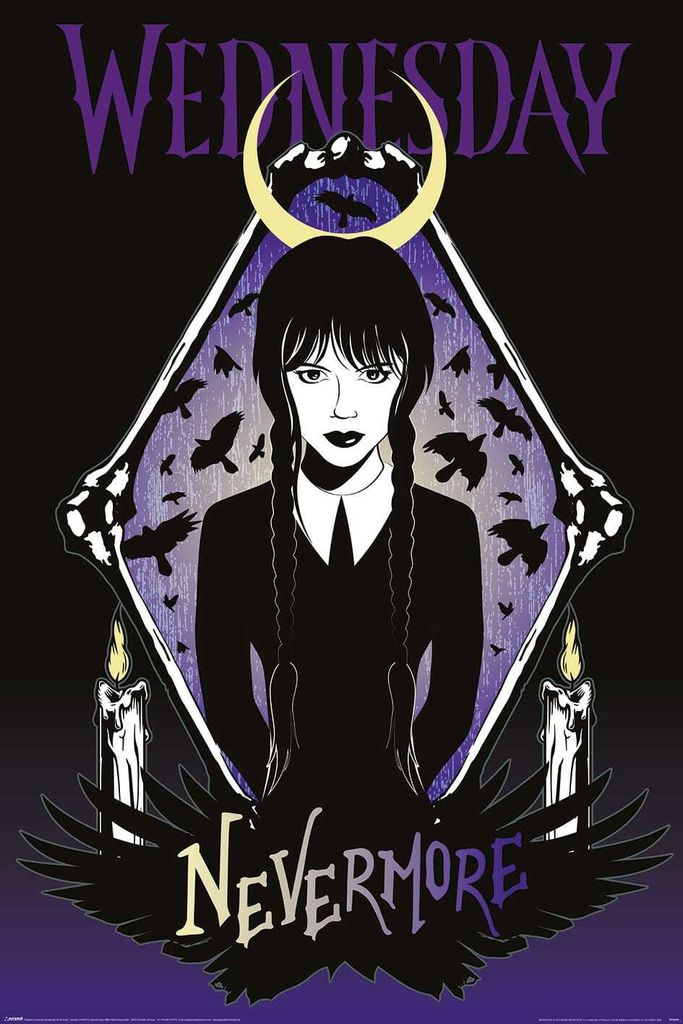 Wednesday Poster Set Ravens 61 x 91 cm (5)