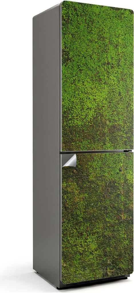 Waldlandschaft mit Fauna – Kühlschrank Aufkleber – Klebefolie Kühlschrank – Kühlschrank Nachbildung – Kühlschrankfolie selbstklebend ...