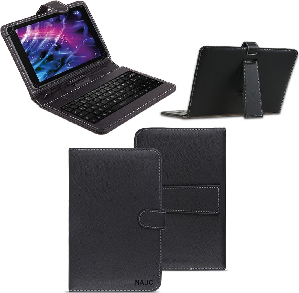 Tastatur Tasche für Medion Lifetab S10351 S10352 Keyboard USB Hülle QWERTZ Cover