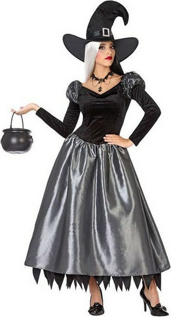Verkleidung für Erwachsene Hexe Bunt (2 Stücke) (2 Stück) (2 pcs) - XL