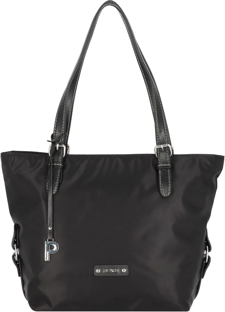 Sac en Cuir Noir Sonja Picard avec Bandoulière Ajustable et Finition