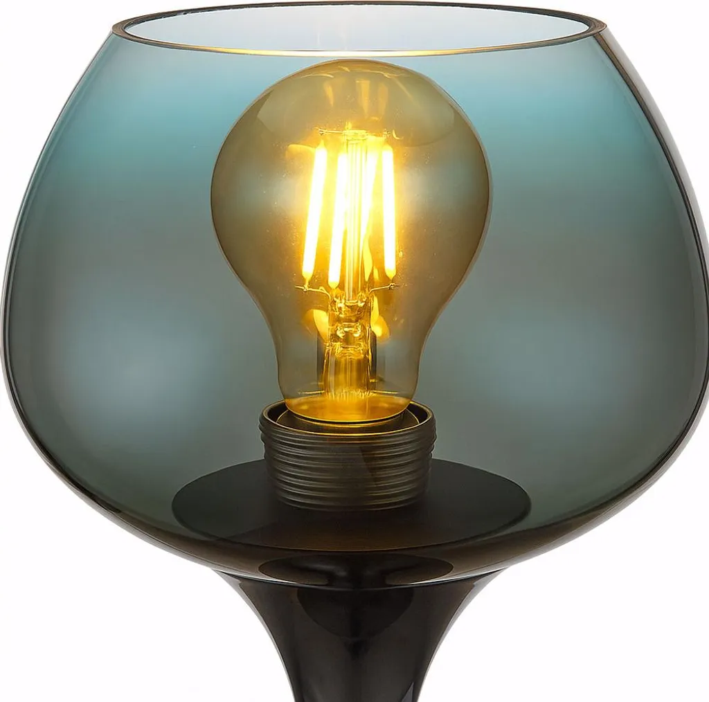 Lampe métal chromé vert 20,5 cm - Solution gain de place design chic - 9