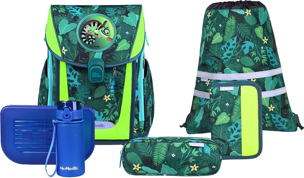McNeill sac d'école Primo Schoolbag Set 9 pièces Tropic Image du produit 