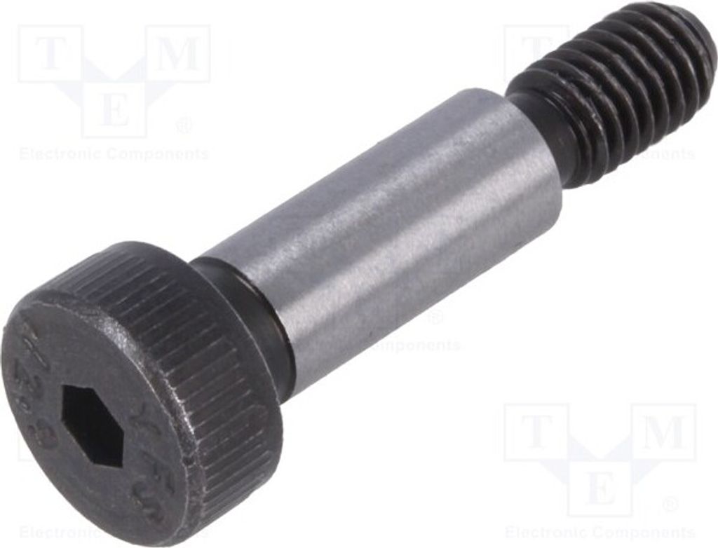 1x Passschraube Sechskant M5 0,8 L. Gewinde: 9,5mm HEX 3mm ISO 7379-6-M5-16 Pass