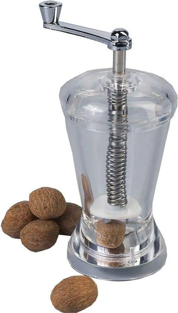 Moulin à noix de muscade en inox RVS : râpe de précision pour vos boissons