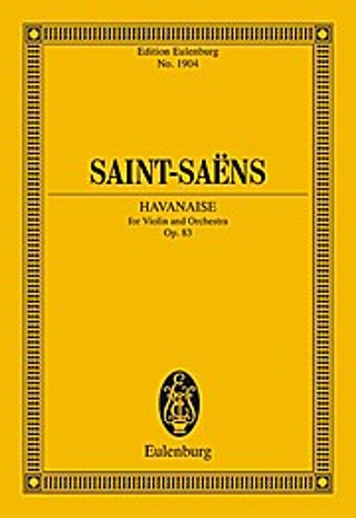 Havanaise, Studienpartitur
