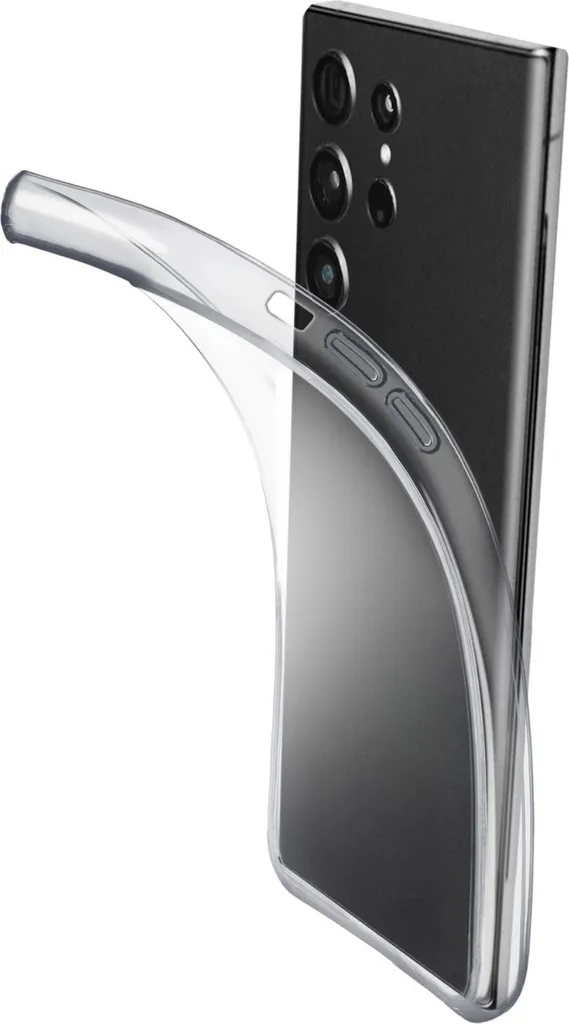 Custodia Cellularline 60697 Nera - Design Slim per Smartphone 6.8" - 2