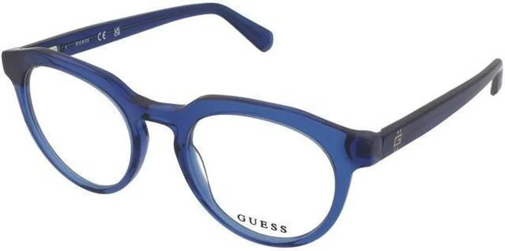 Offerta Guess GU50134 090: Occhiali Blu Lucidi Uomo Top Trend