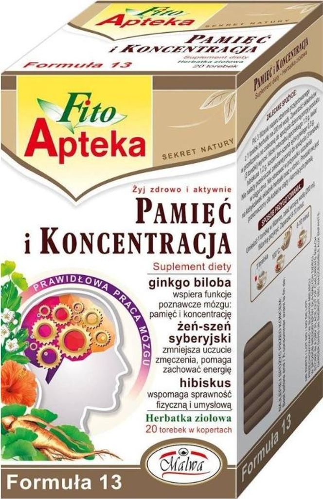 GEDÄCHTNIS UND KONZENTRATION Nahrungsergänzungsmittel / Produktbild 