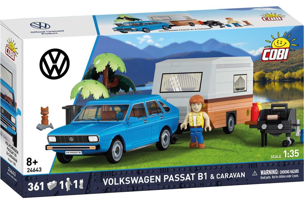 COBI 24643 - PASSAT B1 W\caravan Produktbild 