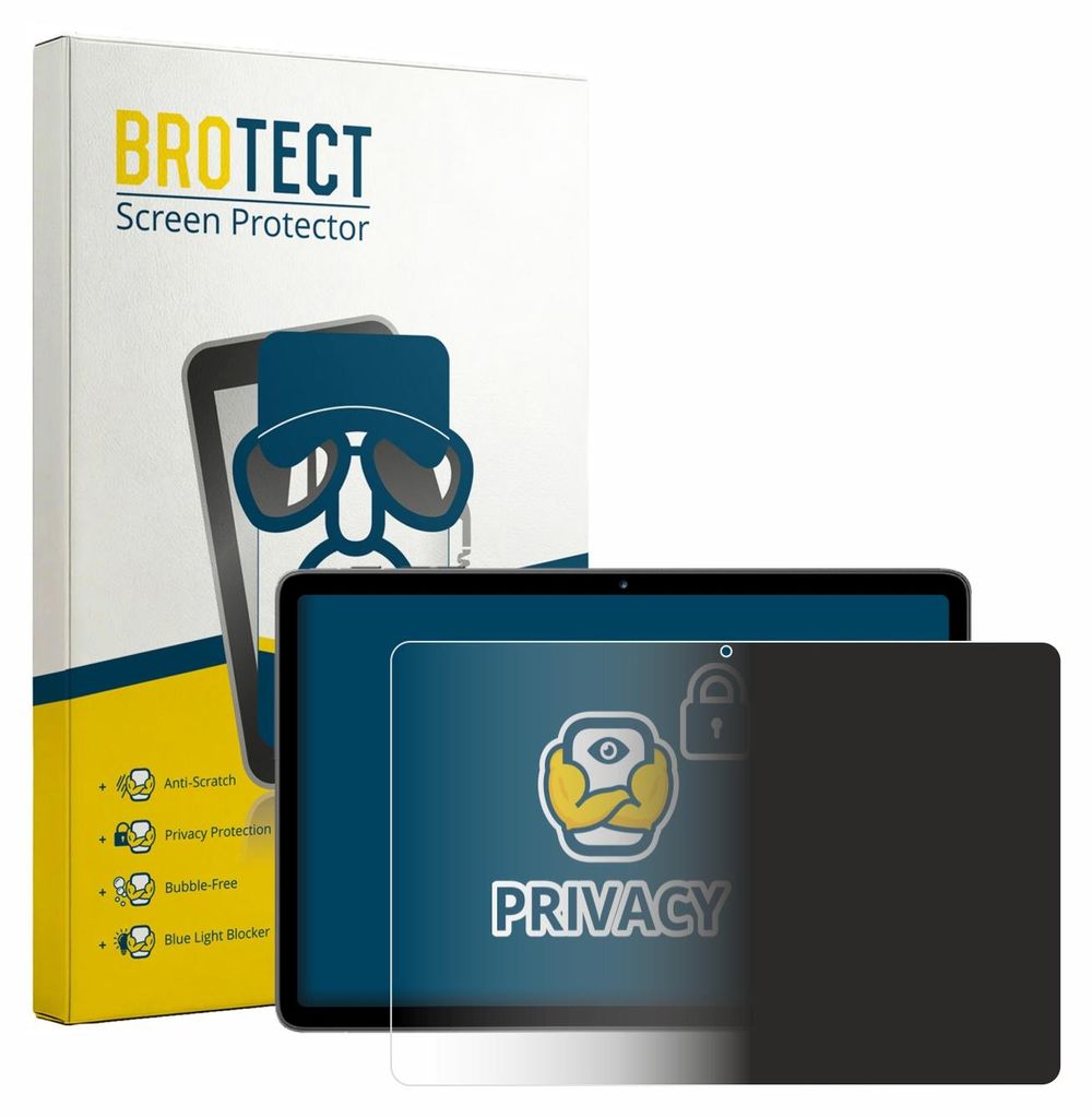 BROTECT Sichtschutzfolie für Aobante K80 10.1" Anti-Spy Privacy Sichtschutz Blickschutz Folie Blaulicht-Schutz