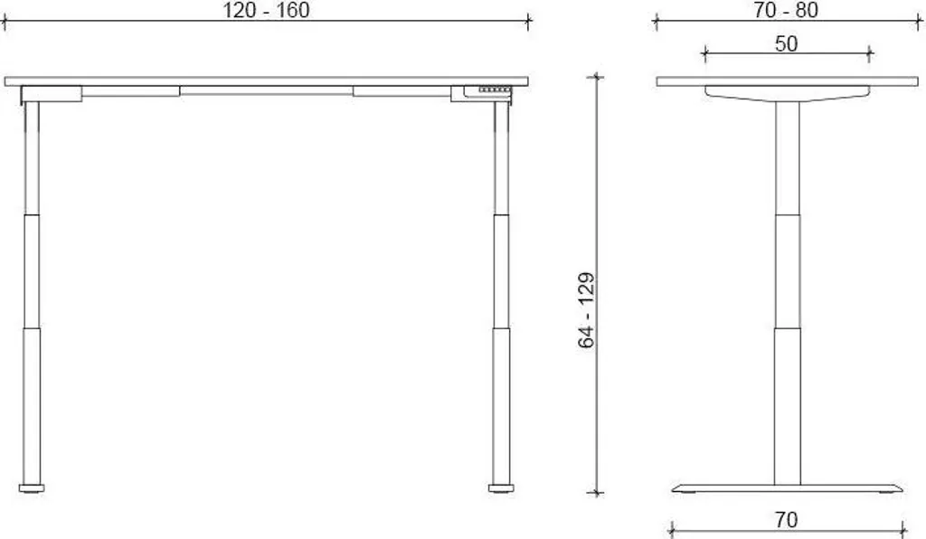 Base de table ANTARES Axis Z71500106 : solution contre le mal de dos