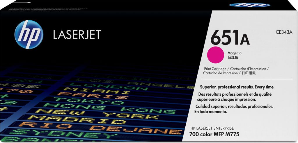 Kazeta HP HP 651A HP651A HP 651A Magenta (CE343A) Obrázok produktu 