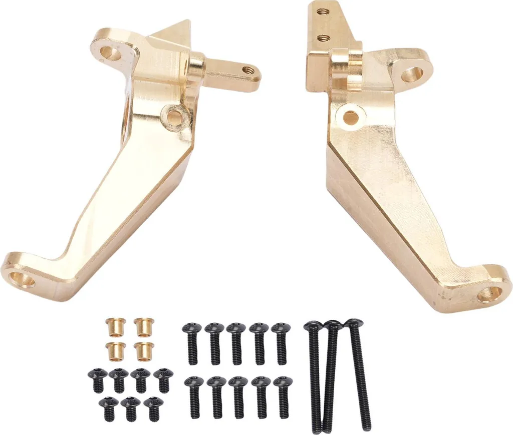 C-Hubs Porteurs en Laiton Lourd pour Direction de Voiture RC Axial 1/8