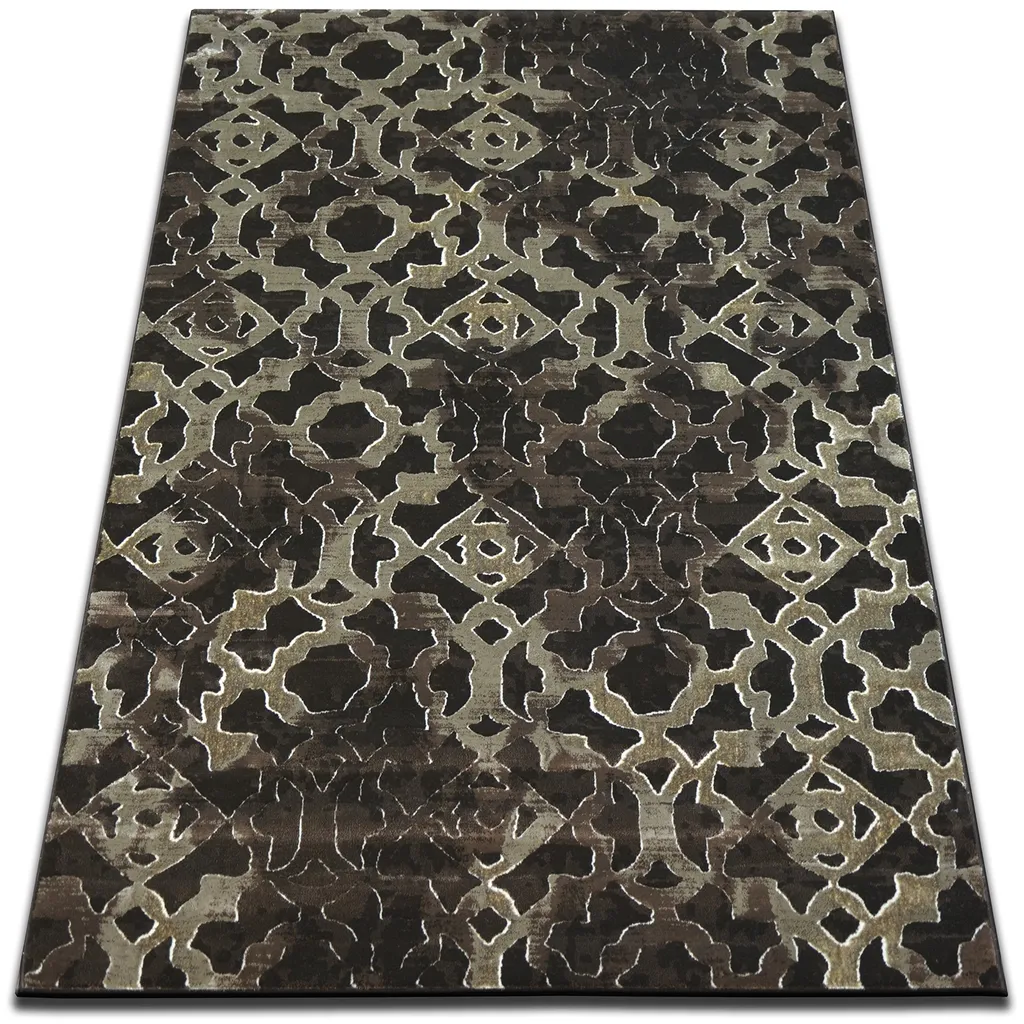 Tapis Marron VOGUE 454 240x330 cm en Fibres Robustes et Douces au Toucher
