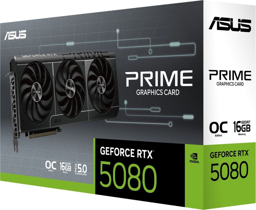 GeForce Asus RTX 5080 PRIME 16 GB GDDR7 Zdjęcie produktu 21