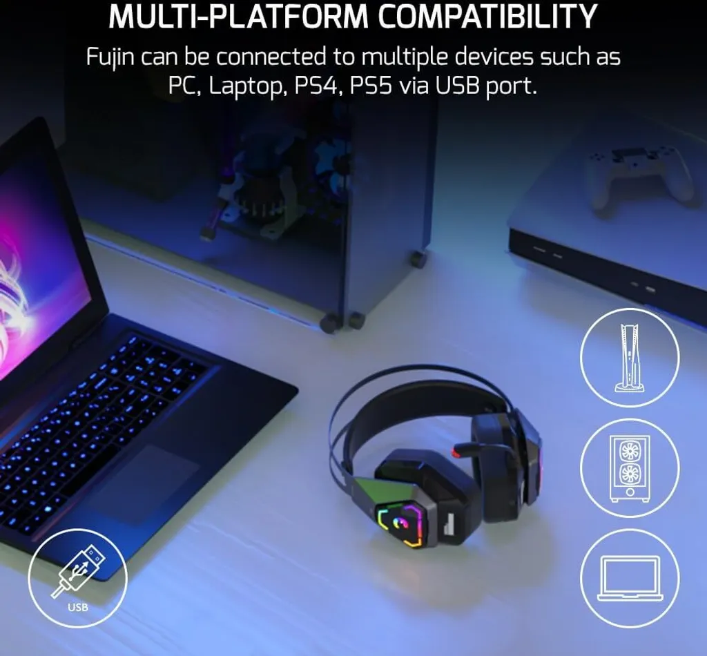 Recensione e Vendita Cuffie Gaming 7.1 Surround Cablate PC e Console - 6