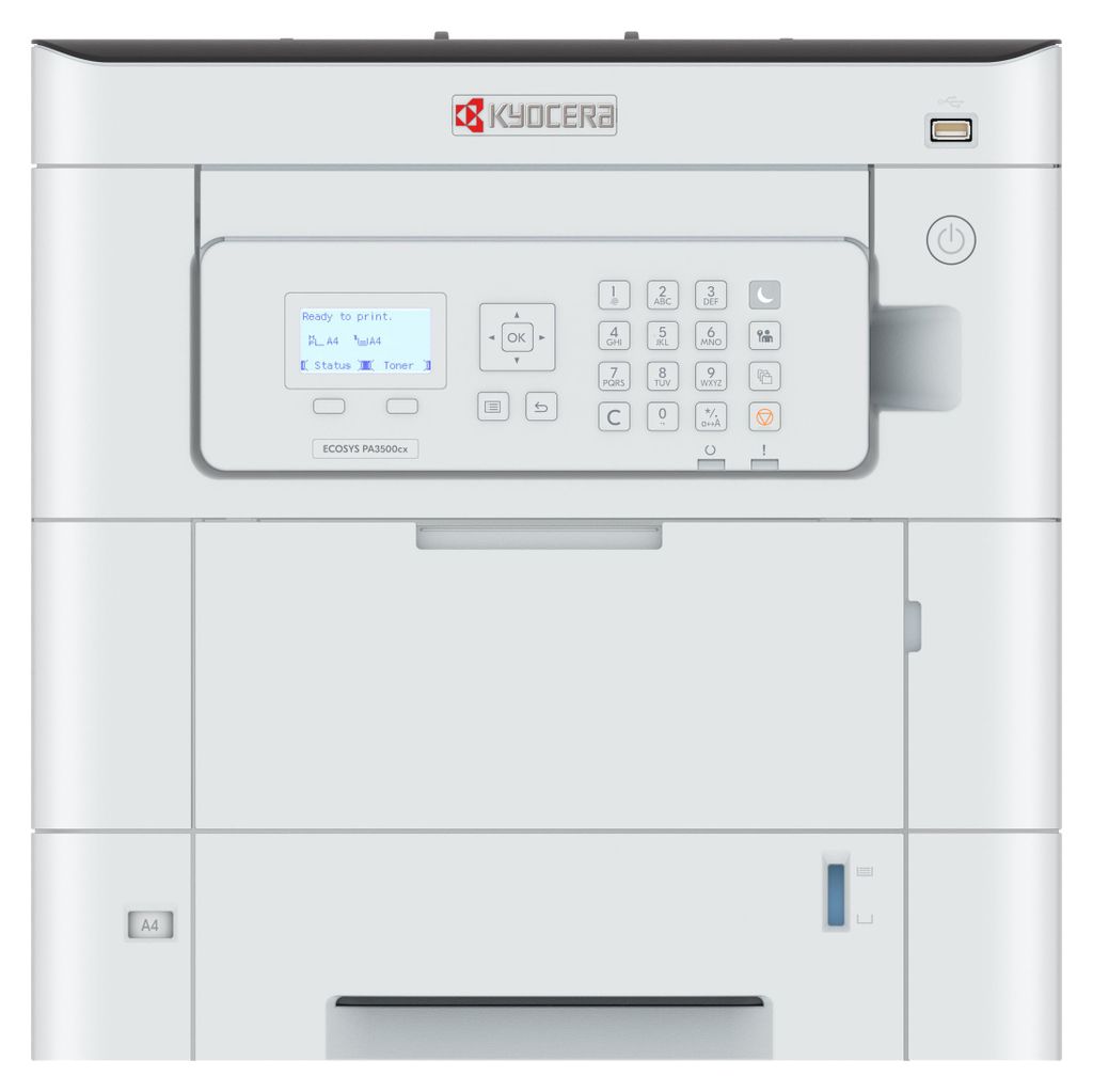 KYOCERA ECOSYS PA3500cx Farb-Laserdrucker weiß Produktbild 